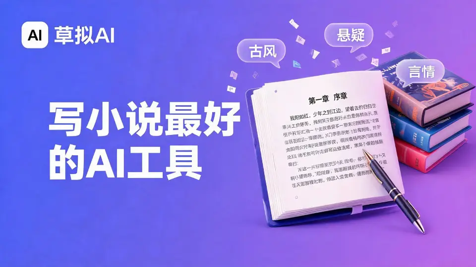 写小说最好的AI工具是哪个?2026年五大神器推荐