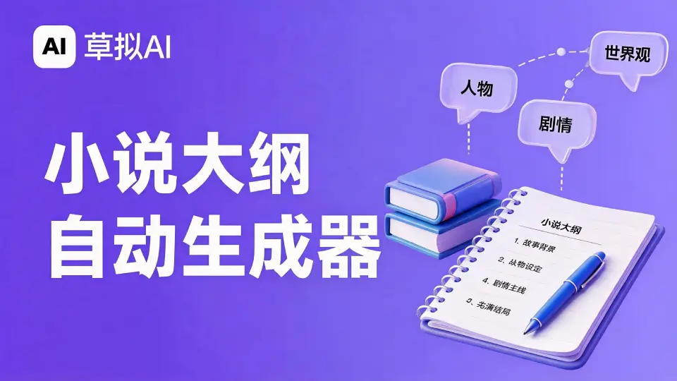 小说大纲自动生成器 - AI一键生成大纲 2026