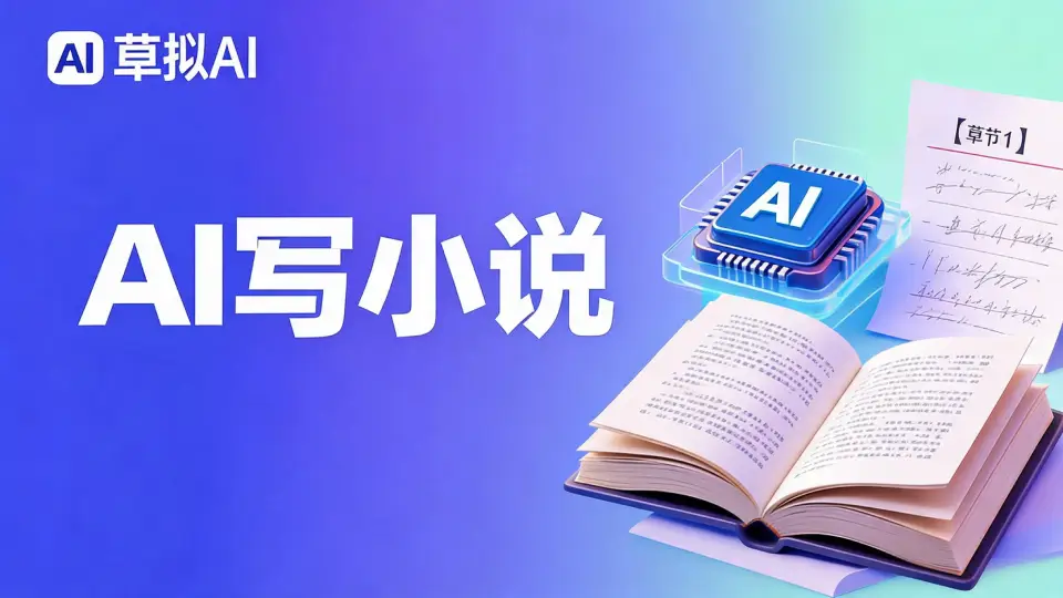 草拟AI - 长篇小说改写软件工具界面
